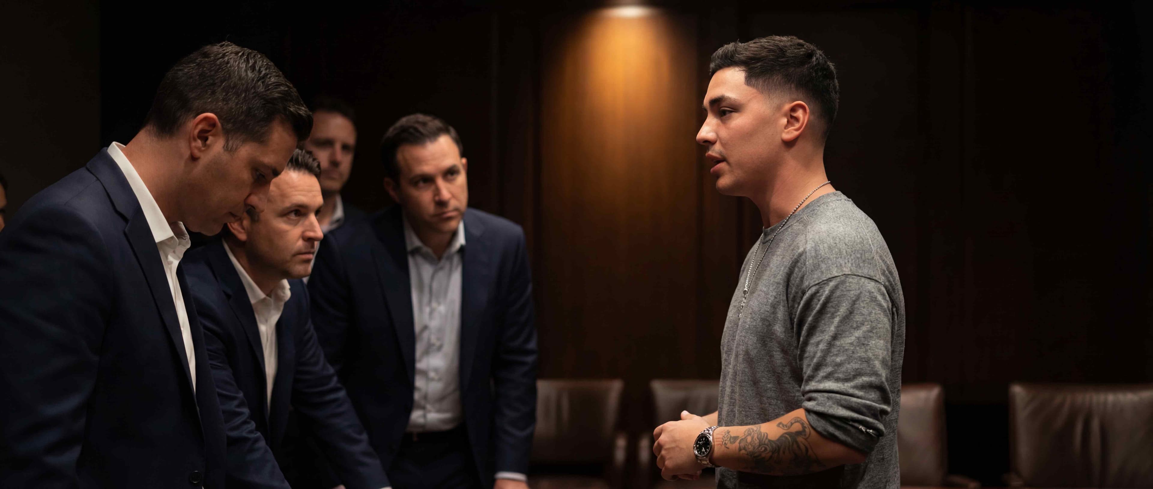 Rey Sierra in a private leadership session